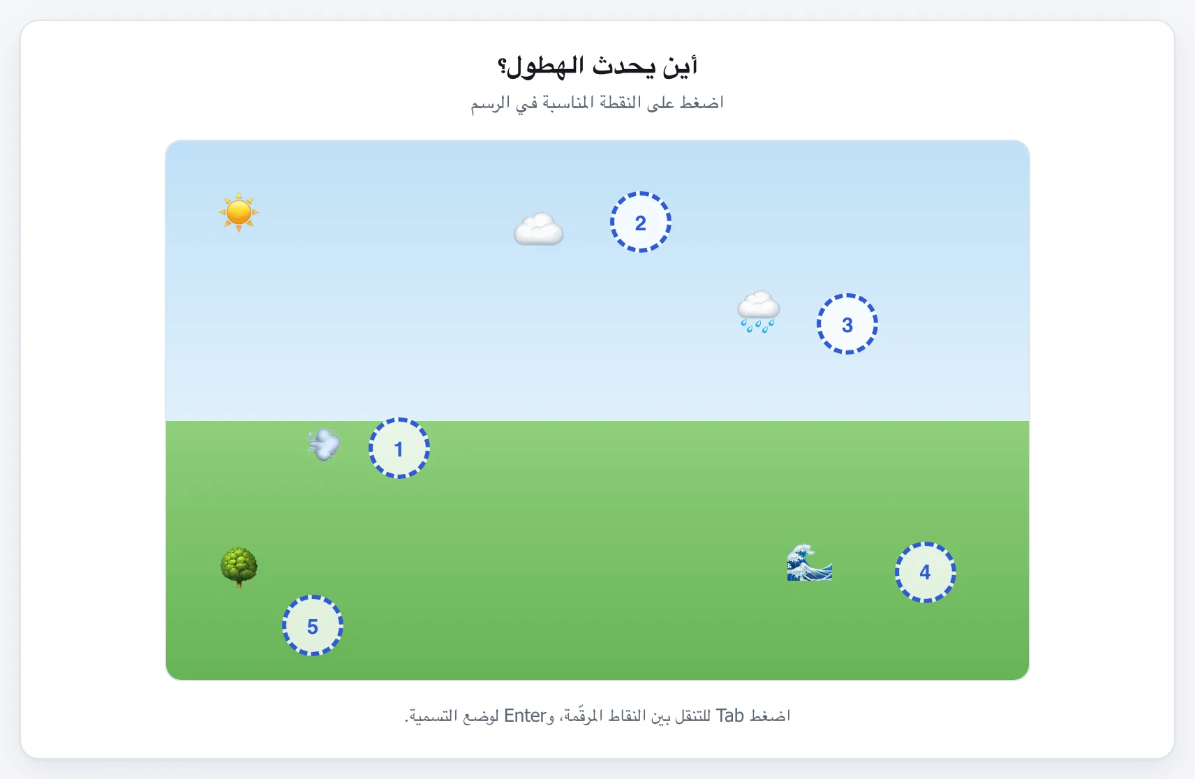 دورة الماء (Water Cycle, Arabic) gameplay