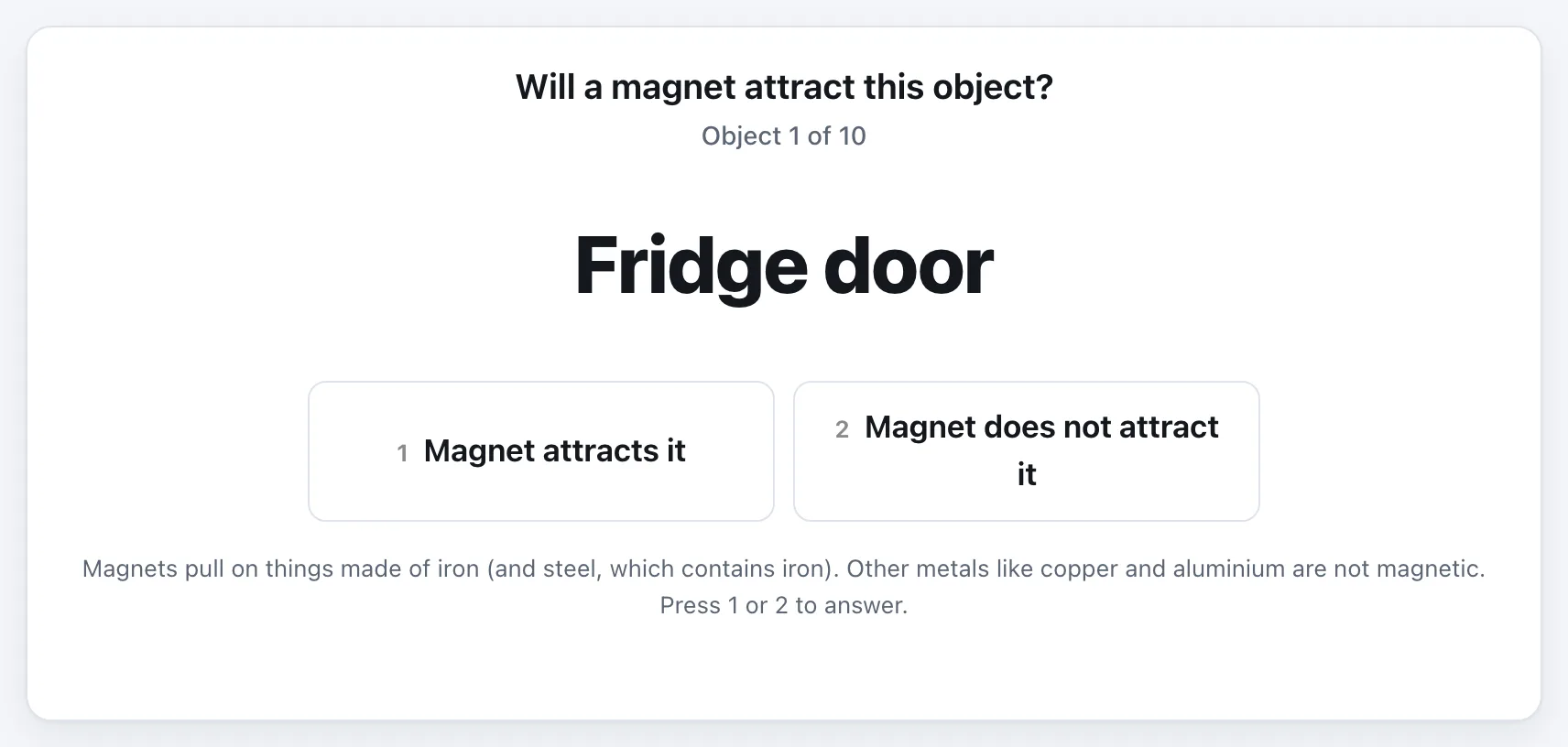Magnet or Not? gameplay